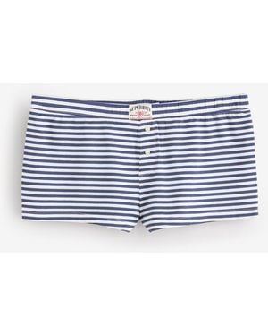 Superdry Cotton Poplin Boxer Shorts - Blue