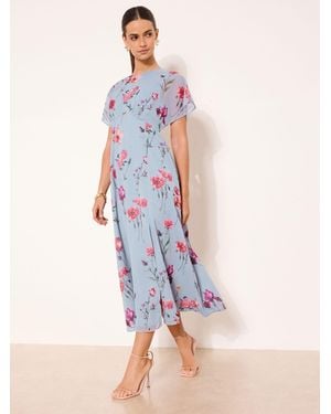 Lipsy Woven Midi Dress - Multicolor
