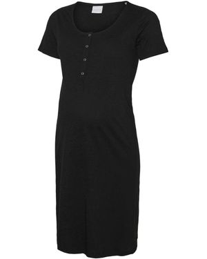 Mama.licious Maternity And Nursing Nightie - Black