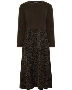 M Com Petite Animal Print 2 - Schwarz