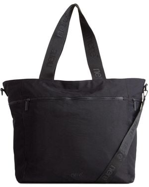 Nere Nylon Large Tote Bag - Black