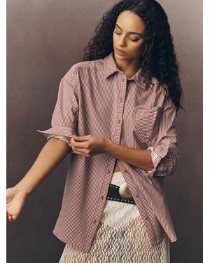 Anthropologie Pilcro Scalloped Denim Buttondown Dress in Blue | Lyst