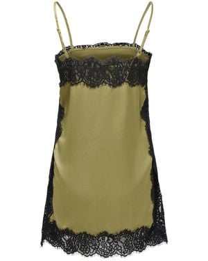 Jdy Lace-Trim Cami Mini Dress - Grün