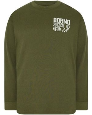 BadRhino Big & Tall Long Sleeve Waffle T-Shirt - Green