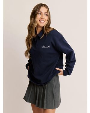 Six Stories Polo Shirt - Blue