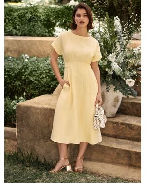 Hobbs Petite Aliya Dress - Green