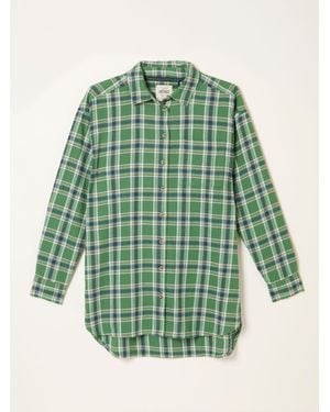 FatFace Fatface Carolin Check Shirt - Green
