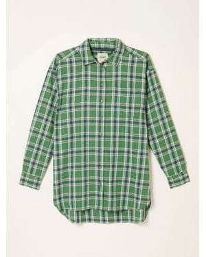 FatFace Fatface Carolin Check Shirt - Green