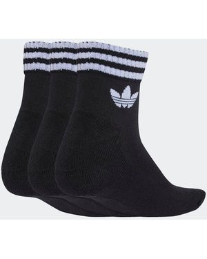 adidas Originals Ankle Socks 3 Pack - Black