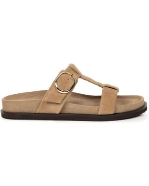 Bobbies Fajar Flat Sandals - Brown