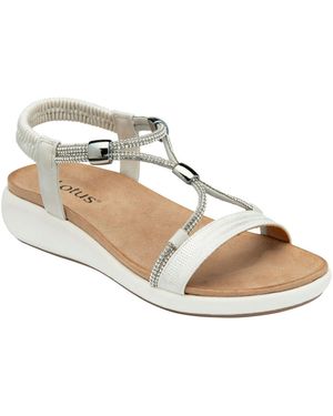 Lotus Low Wedges Sandals - Multicolour