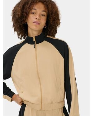Sweaty Betty Explorer Color Block Zip Up Jackets - Natural