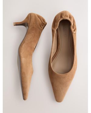 Next Forever Comfort Ruched Back Mid Court Heels - Multicolor
