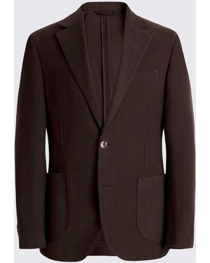 Moss Brushed Cord Jacket - Brown