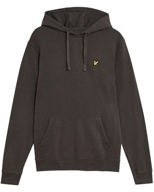 Lyle & Scott Dark Pullover Hoodie - Gray