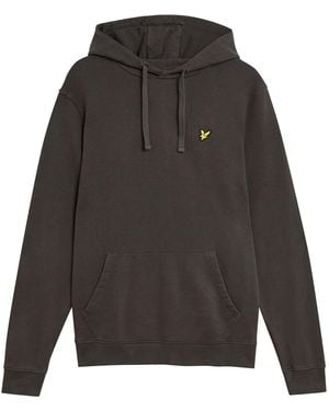 Lyle & Scott Dark Pullover Hoodie - Gray