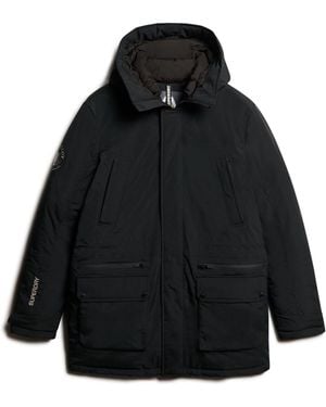 Superdry City Padded Parka Coat - Black