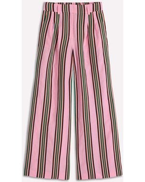 Boden Kensington Linen Pants - Red