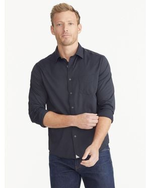 UNTUCKit Wrinkle-Free Performance Relaxed Fit Gironde Shirt - Blue
