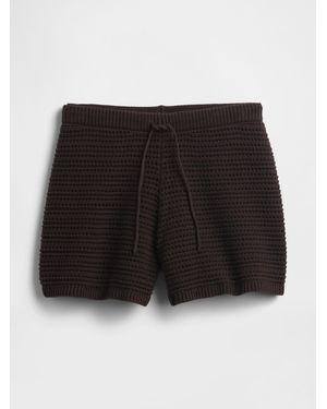 Gap Häkel-Shorts - Schwarz