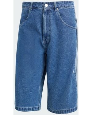 adidas Originals Adicolor Denim Firebird Shorts - Blue