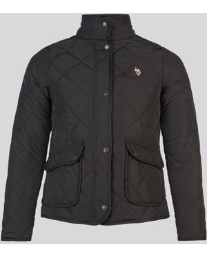 U.S. POLO ASSN. U. S. Polo Assn U. S. Polo Assn. Diamond Quilted Jacket - Black