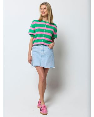 Scamp & Dude Denim Five Pocket Mini Skirt - Blue