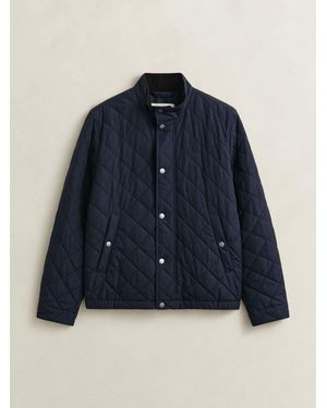 GANT Classic Quilted Jacket - Blue