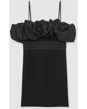 Reiss Taffie Sculptural Strapless Mini Dress - Black