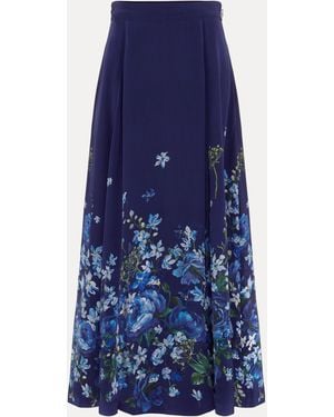 Phase Eight Maeve Floral Skirt - Blue