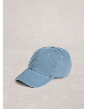 White Stuff Stuff 100% Cotton Baseball Cap - Blue