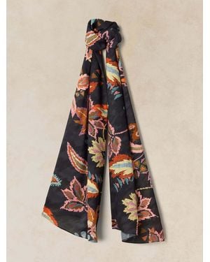 White Stuff Sophie Printed Scarf - White