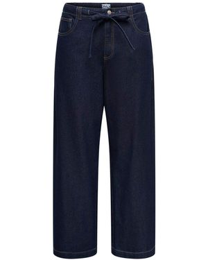 ONLY High Waist Wide Leg Jeans - Blue