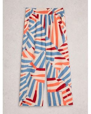 White Stuff Shelly Blend Culottes - Red