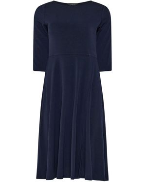 M Com Fit & Flare Mini Dress - Blue