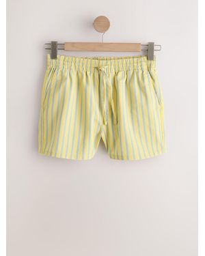 Next Drawstring Mini Shorts - Metallic