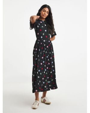 Simply Be Supersoft Midi Dress - White