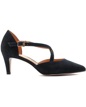 Jones Bootmaker Leather Stiletto-Heeled Court Shoes - Black