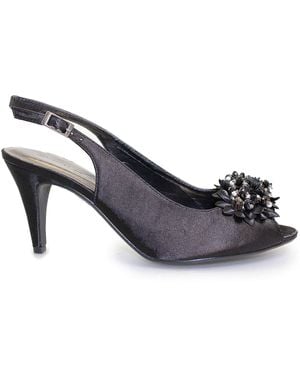 Lunar Sabrina Pumps Aus Satin Mit Fersenriemen - Mettallic