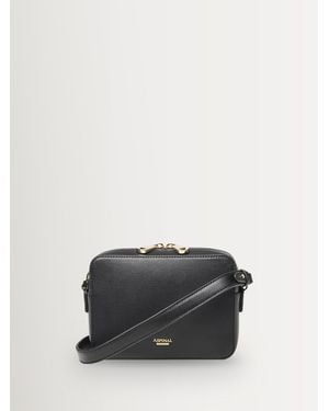Aspinal of London Camera Soft Saffiano Bag - Black