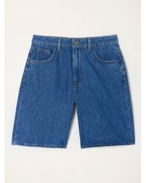 FatFace Fatface Isabelle Bermuda Denim Shorts - Blue