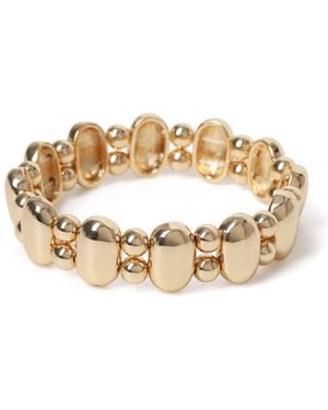 Aela Oval Stretch Bracelet - Metallic