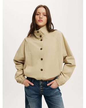 Cotton On Cotton On Arlen Spray Jacket - Natural