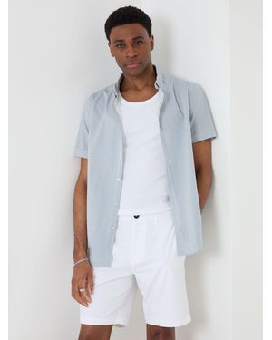 Threadbare Short Sleeve Shirt - White