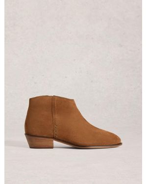 White Stuff Stuff Mia Suede Ankle Boots - Brown