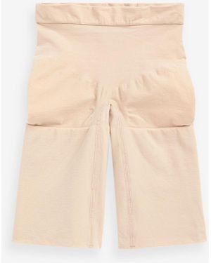 Spanx Soft Short Seamless Power Firm Control Mid-Thigh Shorts - Natural