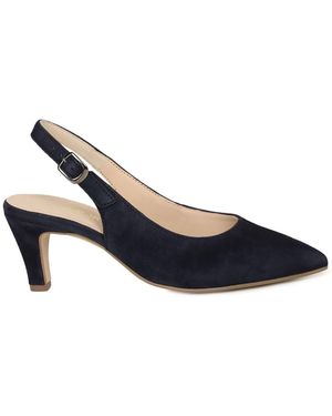Gabor Lazona Slingback Court Shoes - Blue