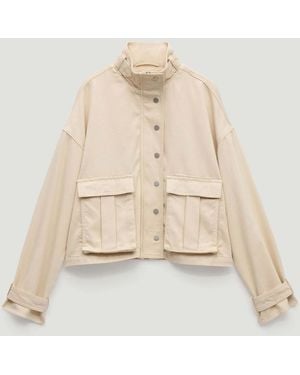 Hush Melinda Supersoft Utility Jacket - Natural