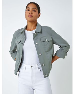 Roman Stretch Pocket Detail Jacket - Blue