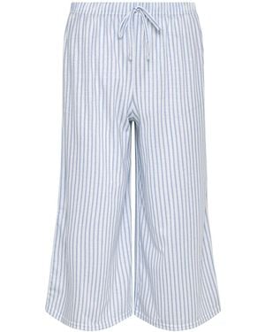 M Com Petite Wide Leg Culottes - Blue